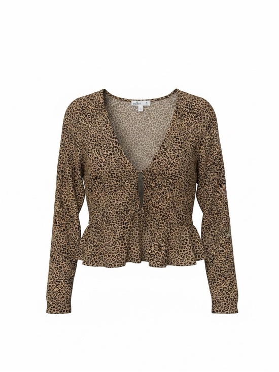 Hollister Tops - Hollister animal print blouse